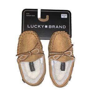 Lucky Brand NWT Kids Mocasines Tan Size 7/8